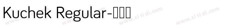 Kuchek Regular字体转换